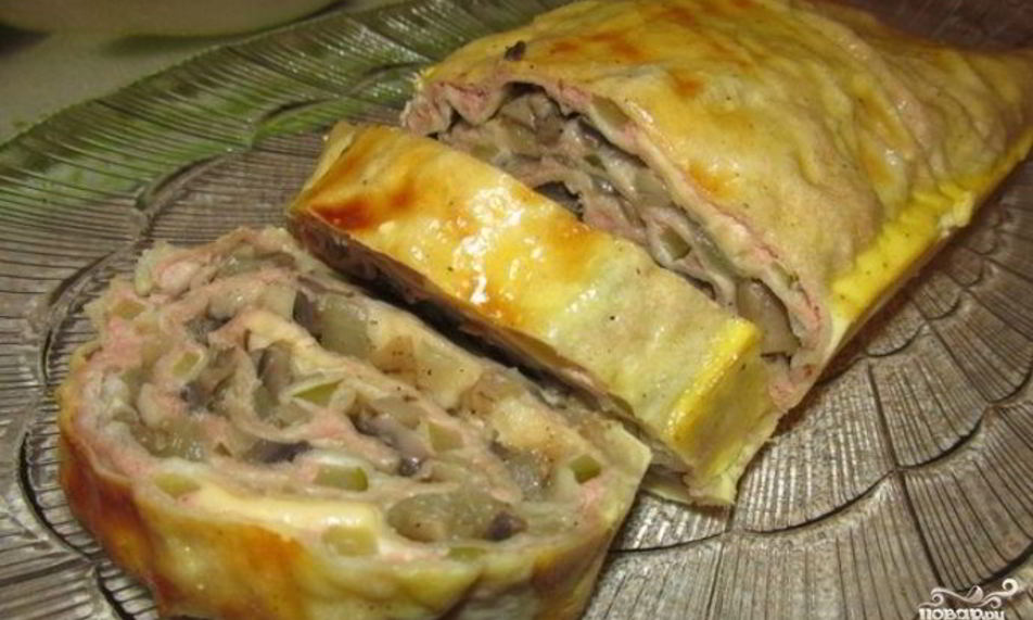 Рецепт запеченного лаваша