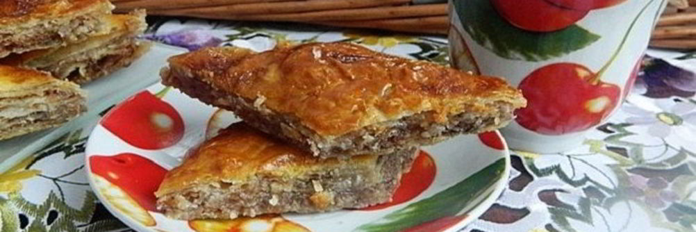 Ленивая пахлава из лаваша