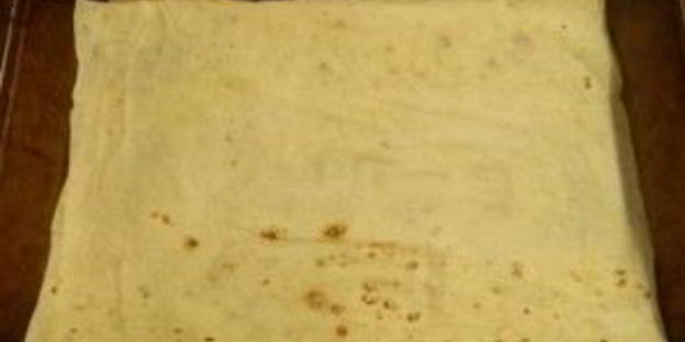 ленивая пахлава из лаваша