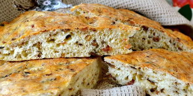 фокачча по-деревенски — focaccia rustica