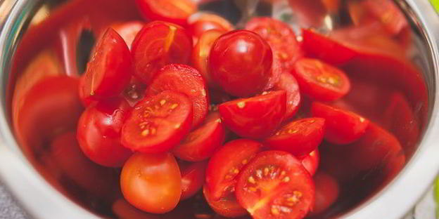 фокачча с черри и маслинами