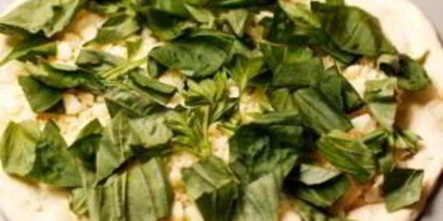 фокачча с сыром и базиликом