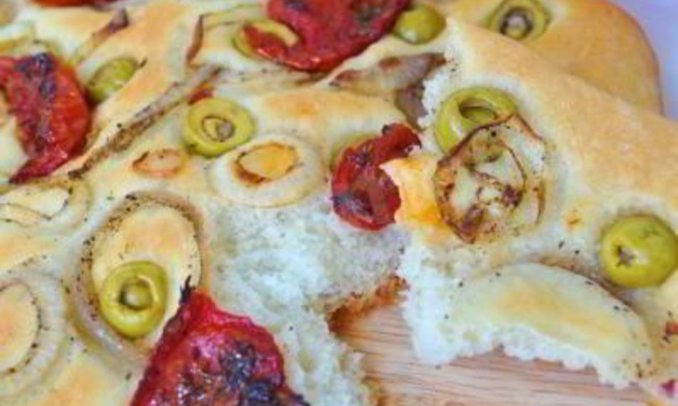 Рецепт фокаччи с вялеными помидорами