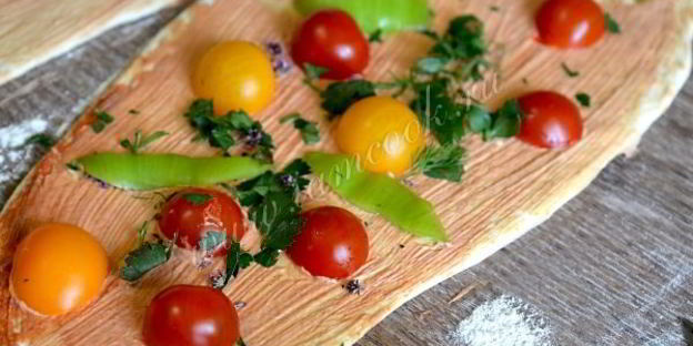 итальянские лепешки с черри