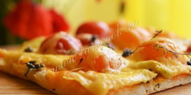 итальянские лепешки с черри