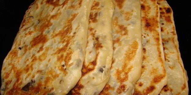 китайские лепешки с мясом и грибами му-эр