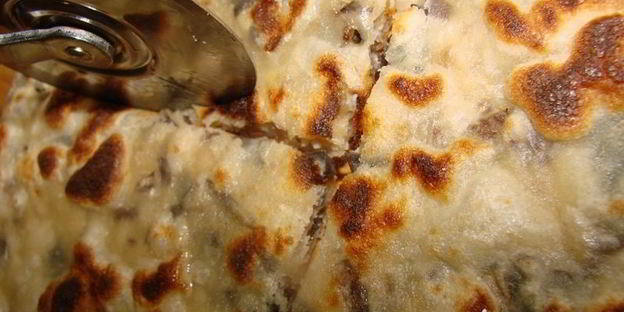 китайские лепешки с мясом и грибами му-эр