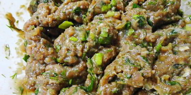 китайские лепешки с мясом