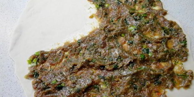 китайские лепешки с мясом