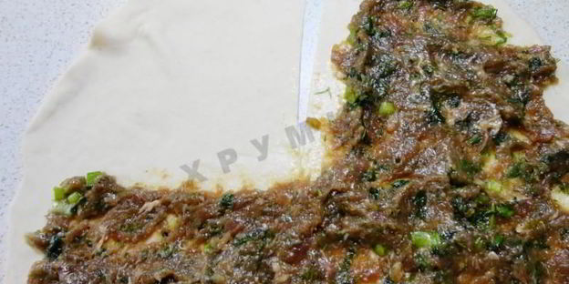 китайские лепешки с мясом