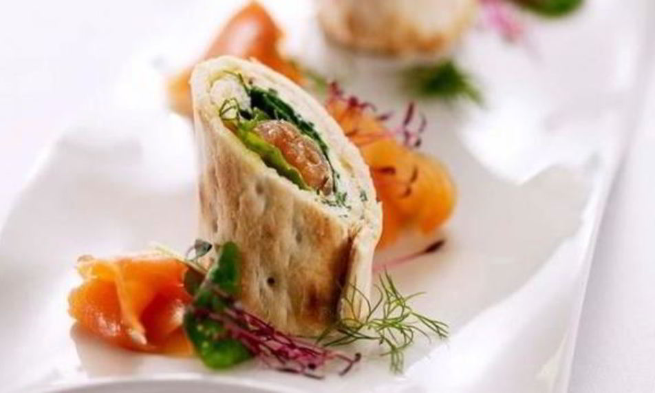 Рецепт копченой норвежской семги в лепешке