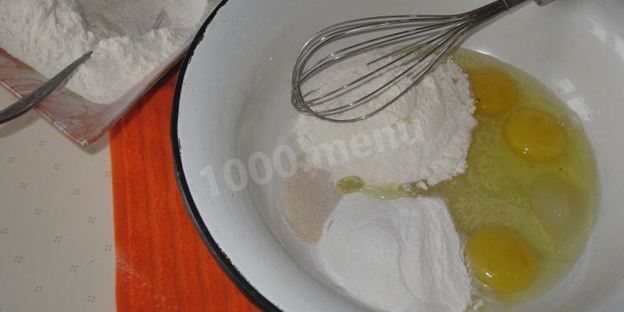 лепешки на дрожжах и сухом молоке