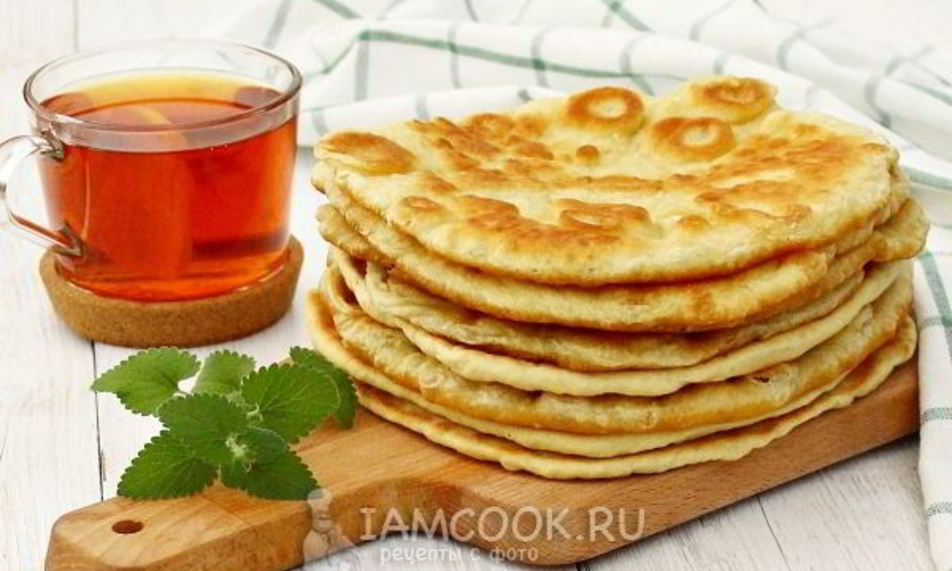 Рецепт лепешек на сметане на сковороде