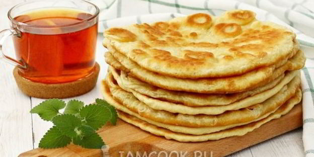 лепешки на сметане на сковороде