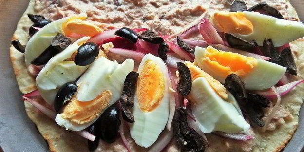 лепешки пьядины с начинками