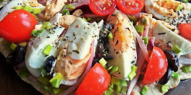 лепешки пьядины с начинками