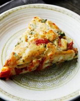 Лепешки с овощами и сыром Фета