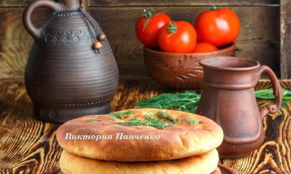 Рецепт лепешек с сыром, чесноком и зеленью