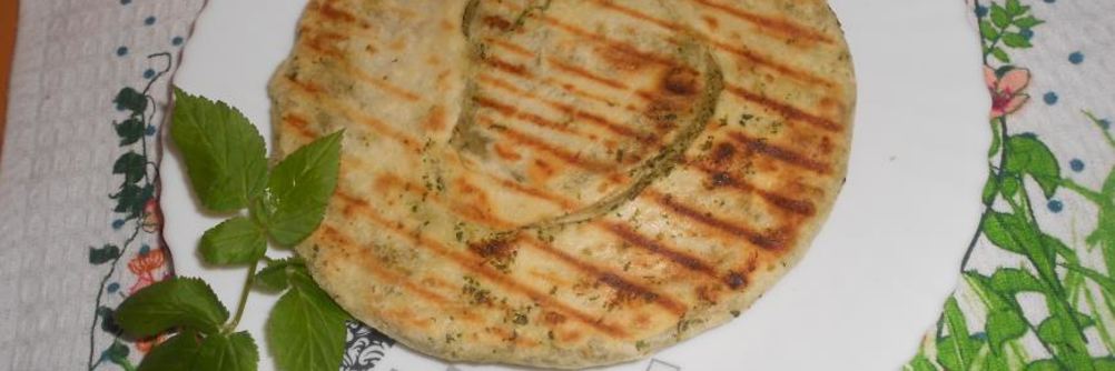 Лепешки с зеленью