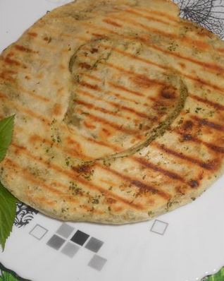 Лепешки с зеленью