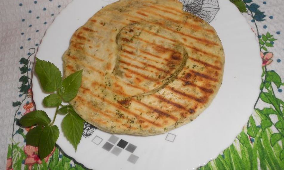 Рецепт лепешек с зеленью