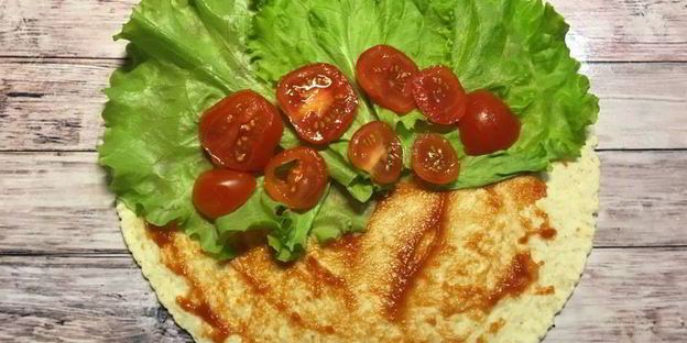 сосиски в лепешках