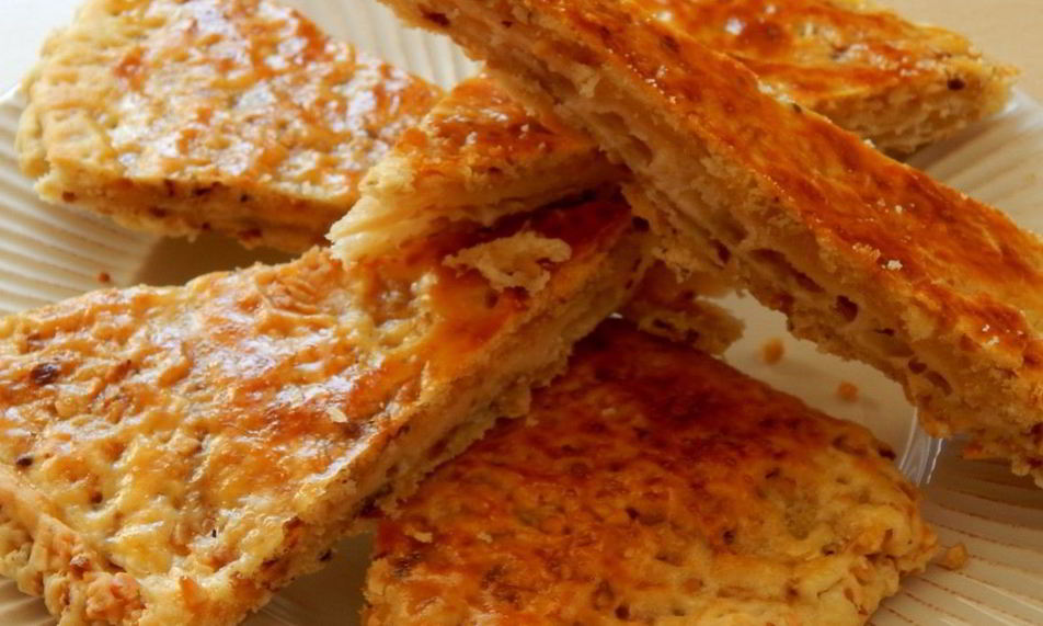 Рецепт сырно-ореховой лепешка