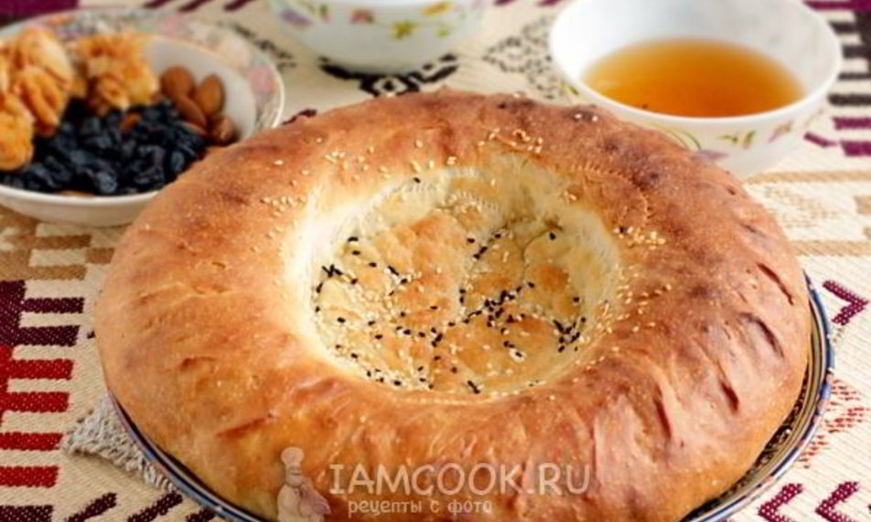Рецепт узбекской лепешки на кефире в духовке