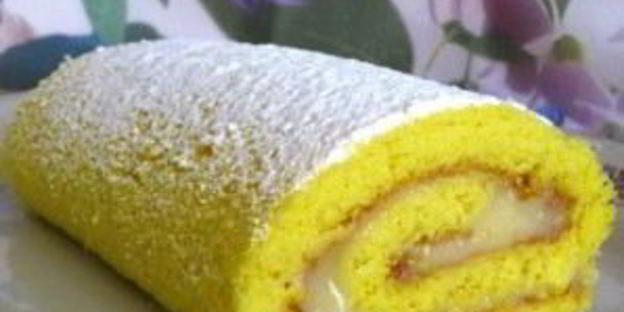 лимонный рулет