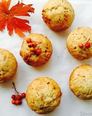 Банановые маффины с белым шоколадом