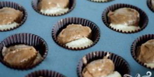 банановые маффины с шоколадом