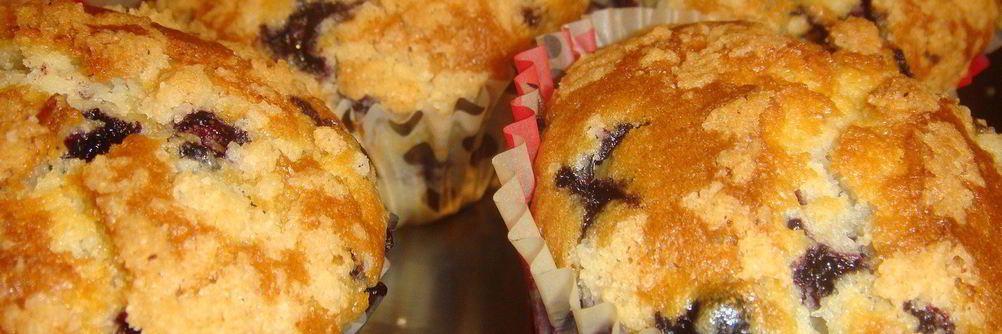 Черничные маффины