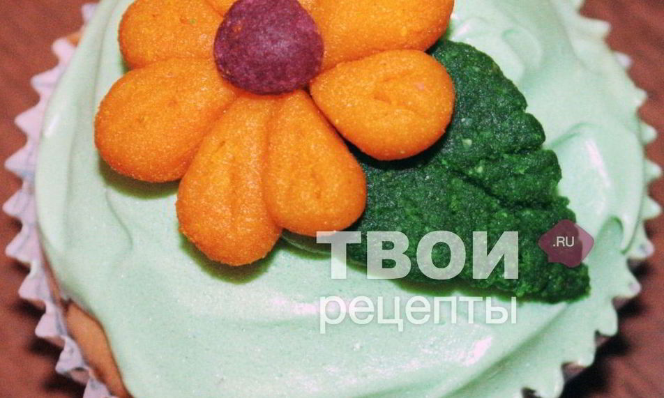 Рецепт двухцветных маффинов