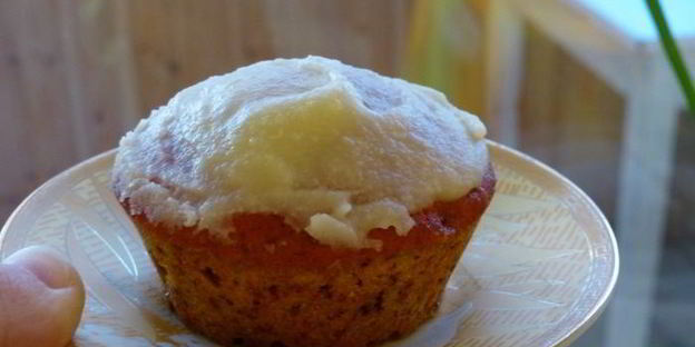 финские сочные свекольные маффины