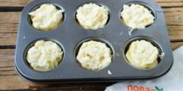 гратен из картофеля в стиле маффинов