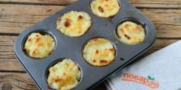 гратен из картофеля в стиле маффинов