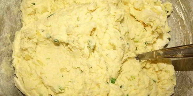 картофельные маффины с грибной начинкой