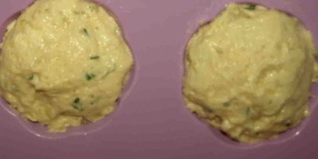 картофельные маффины с грибной начинкой