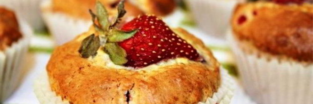 Клубничные маффины