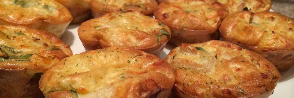 Куриные маффины с сыром