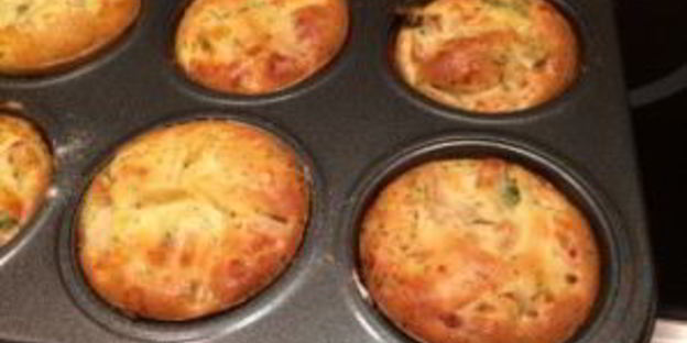 куриные маффины с сыром