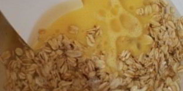 лавандовые маффины с ежевикой и персиками