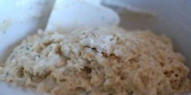 лавандовые маффины с ежевикой и персиками