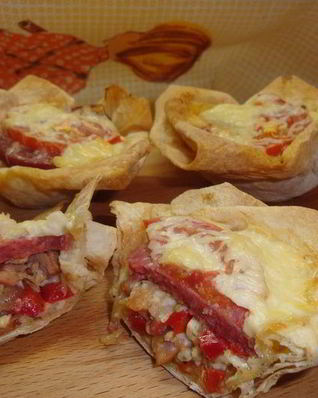 Маффины из лаваша