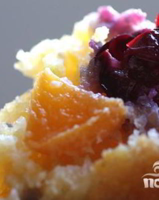 Маффины с черникой и абрикосами