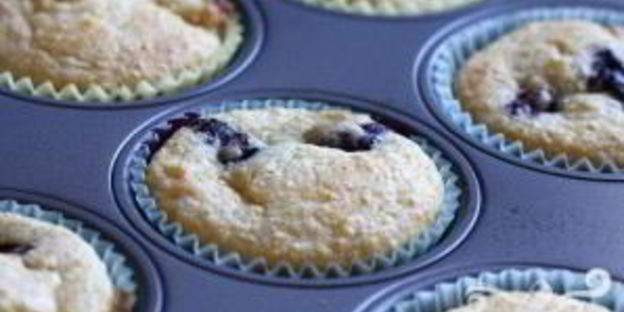 маффины с черникой и абрикосами