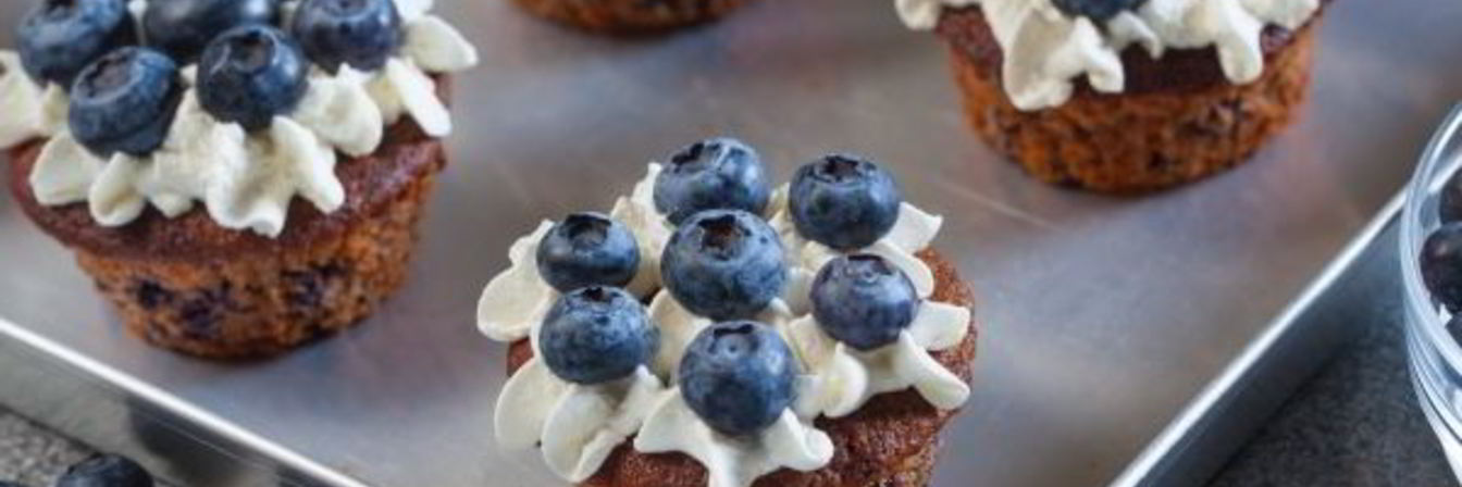 Маффины с черникой