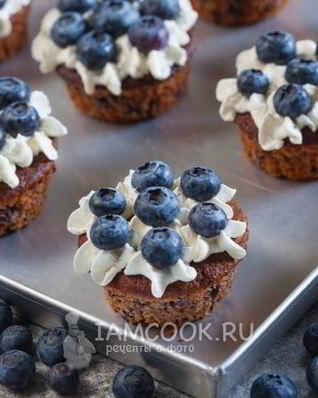 Маффины с черникой