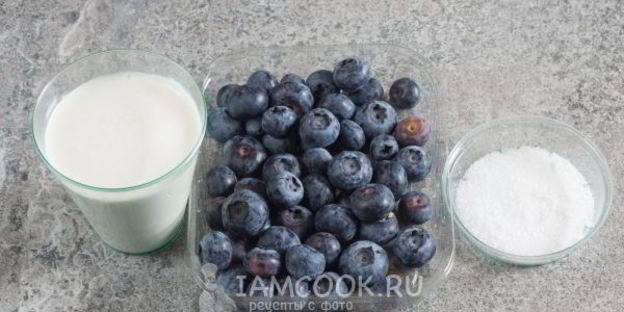 маффины с черникой