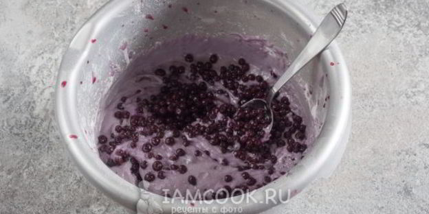 маффины с черникой